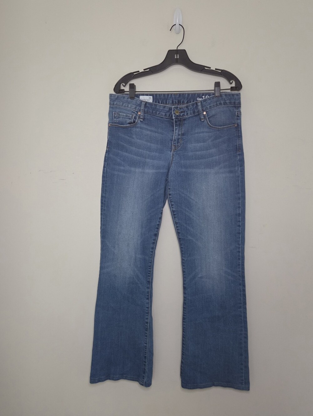 Women's Gap Perfect Boot Cut Jeans Sz 31R Light Wash